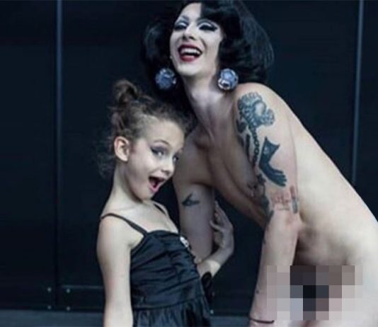 10-Year-Old Boy ‘Drag Kid’ Photographed With Naked Adult Drag Queen