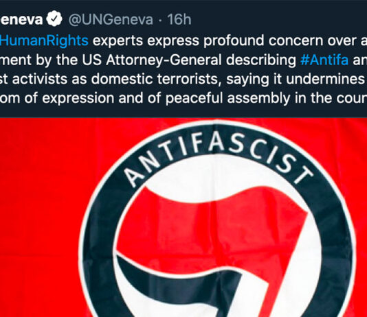 UN Posts Tweet Defending ANTIFA, Then Deletes It After Massive Public Backlash